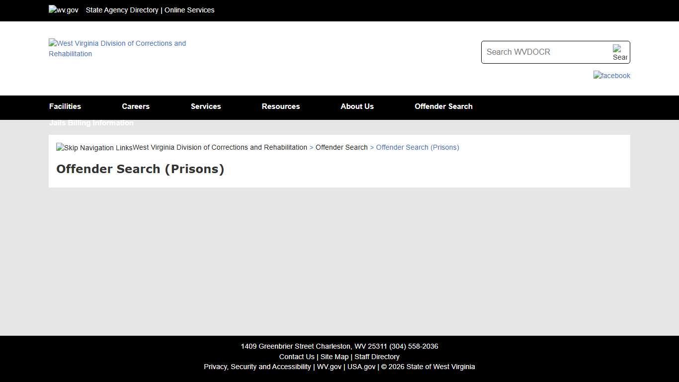 Offender Search (Prisons)